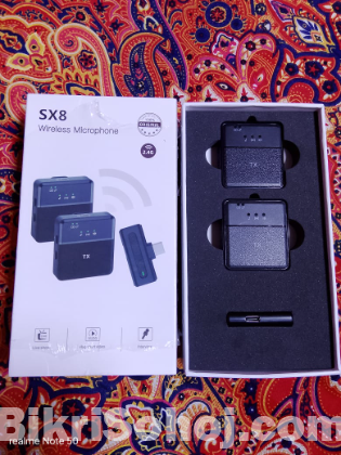 ওয়ারলেস মাইক্রোফোন ডুয়েল SX8